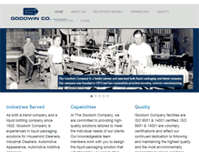 Tablet Screenshot of goodwininc.com